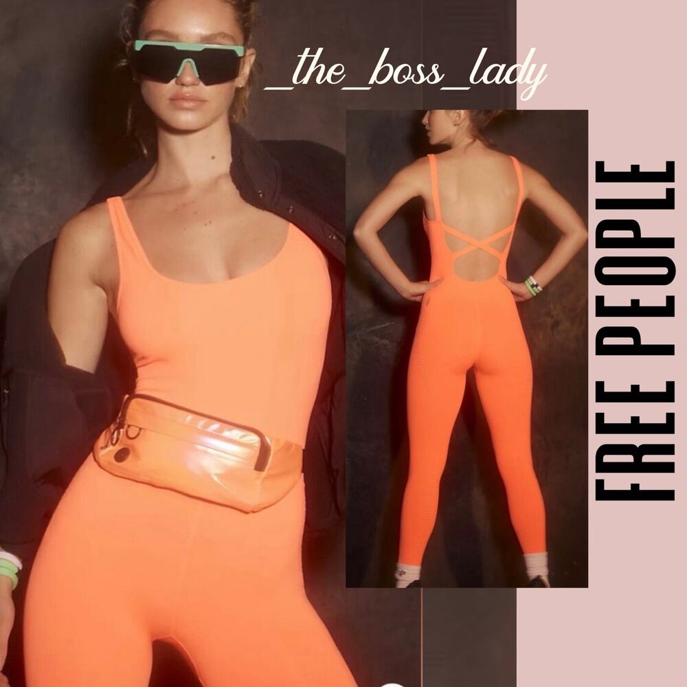 Free People onesie jumpsuit activewear one piece romper stretchy yoga workout